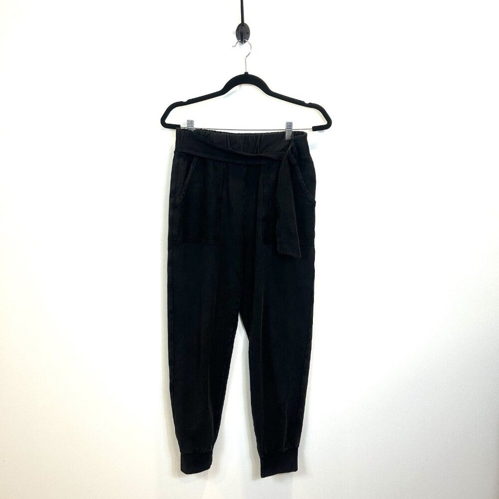 Saturday Sunday Anthropologie Sydney Grey Belted Joggers Pants Small OB1149457‎